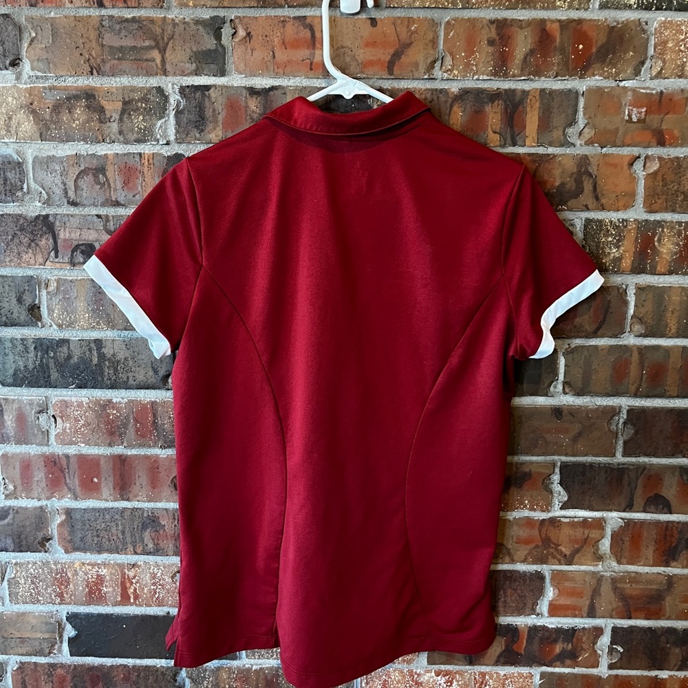Nike Dri-Fit Oklahoma Sooners OU Women’s Polo Size:XL Runs Smaller - Picture 3 of 6